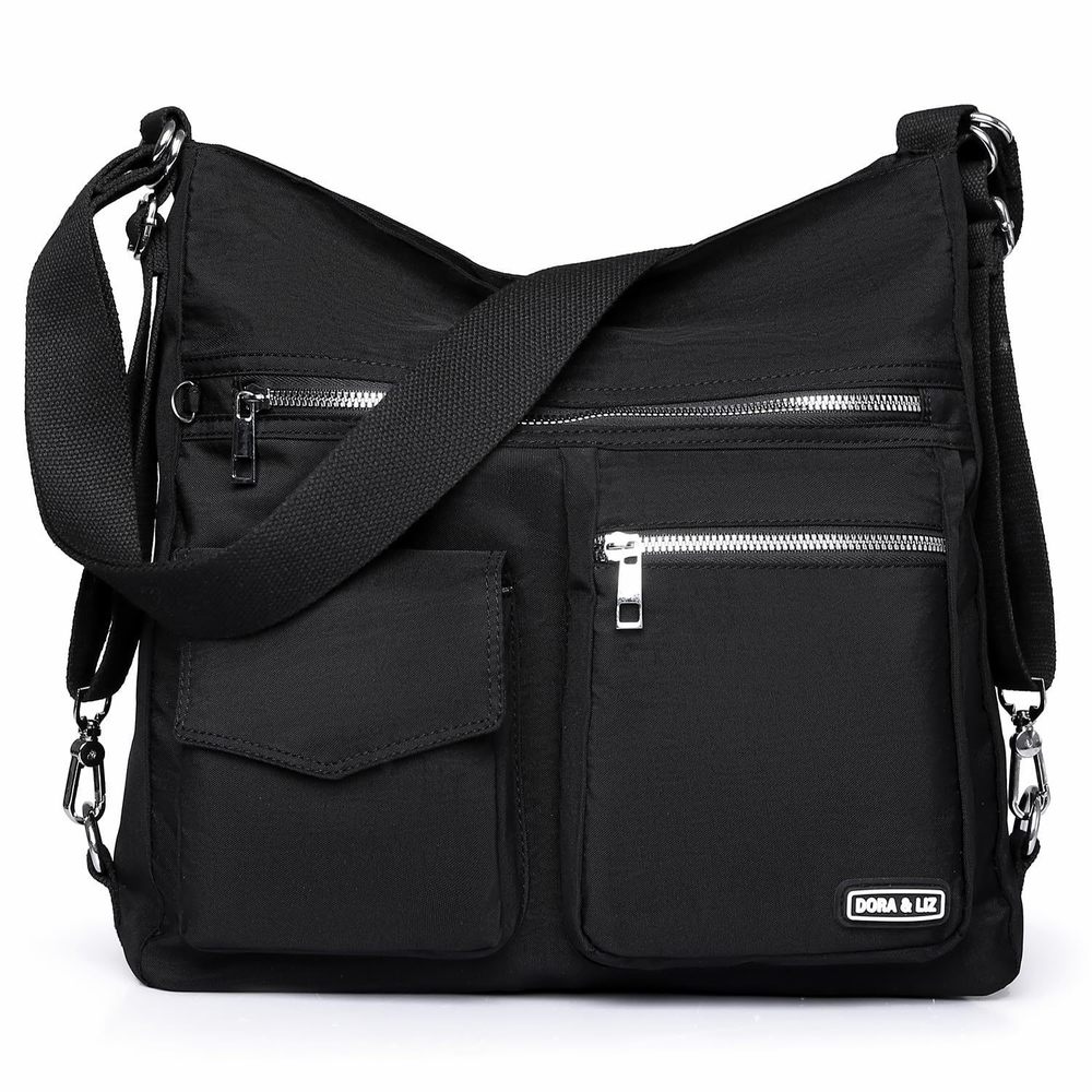 Multipurpose Hobo Purse for Women with Antitheft RFID, Waterproof Nylon👌